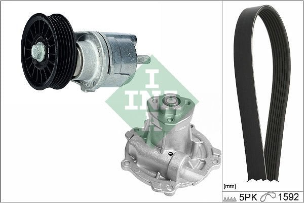 Volkswagen Passat 1996-2001 Arası 1.9 TDI INA Marka Vantilatör Kayış Seti