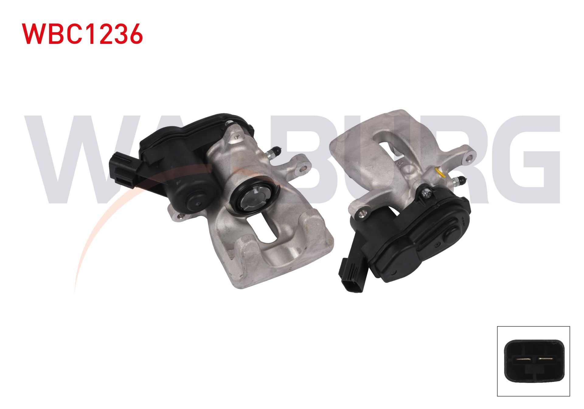 Megane IV 1.6 H4M Arka Fren Kaliperi Sağ (Elektrikli El Freni İçin) Walburg WBC1236
