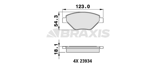 Renault Megane 2001-2012 Arası 1.4 Braxis Marka Ön Balata