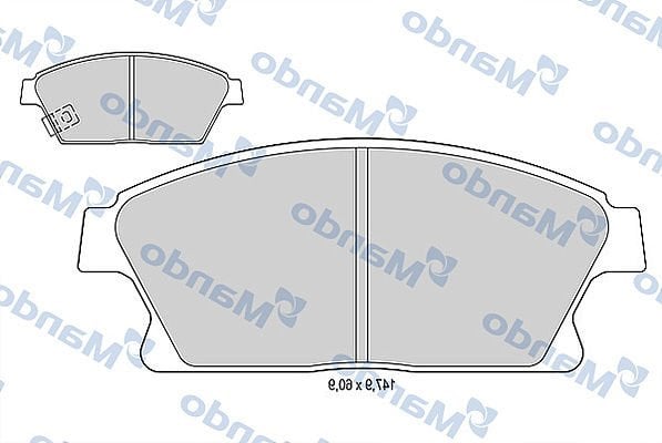 Chevrolet Cruze 2009-2014 Arası 1.6, 1.8, 1.7 D, 2.0 CDI Mando Marka Ön Balata