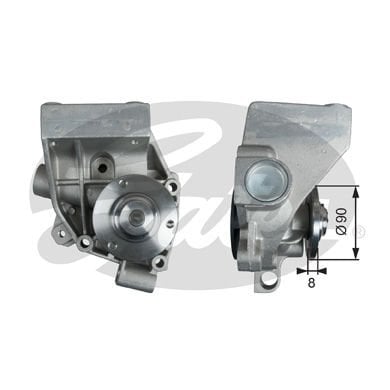 Fiat Ducato 1994-2005 Arası 2.5 TDI Panorama/Combinato, 2.5 TDI, 2.5 D Combinato, 2.5 D, 2.8 TDI Gates Marka Devirdaim Su Pompası