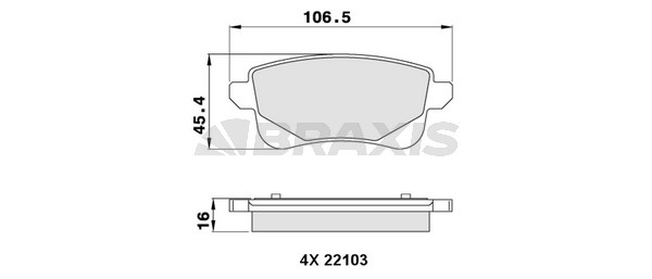 Renault Scenic 2008-2013 Arası 2.0 dCi Braxis Marka Arka Balata