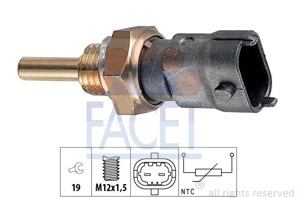 Fiat Sedici 2006-2014 Arası 2.0 D Multijet, 2.0 D Multijet 4x4 Facet Marka Hararet Müşürü