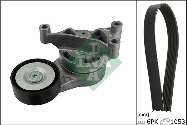 Volkswagen Eos 2006-2015 Arası 2.0 TFSI INA Marka Vantilatör Kayış Seti
