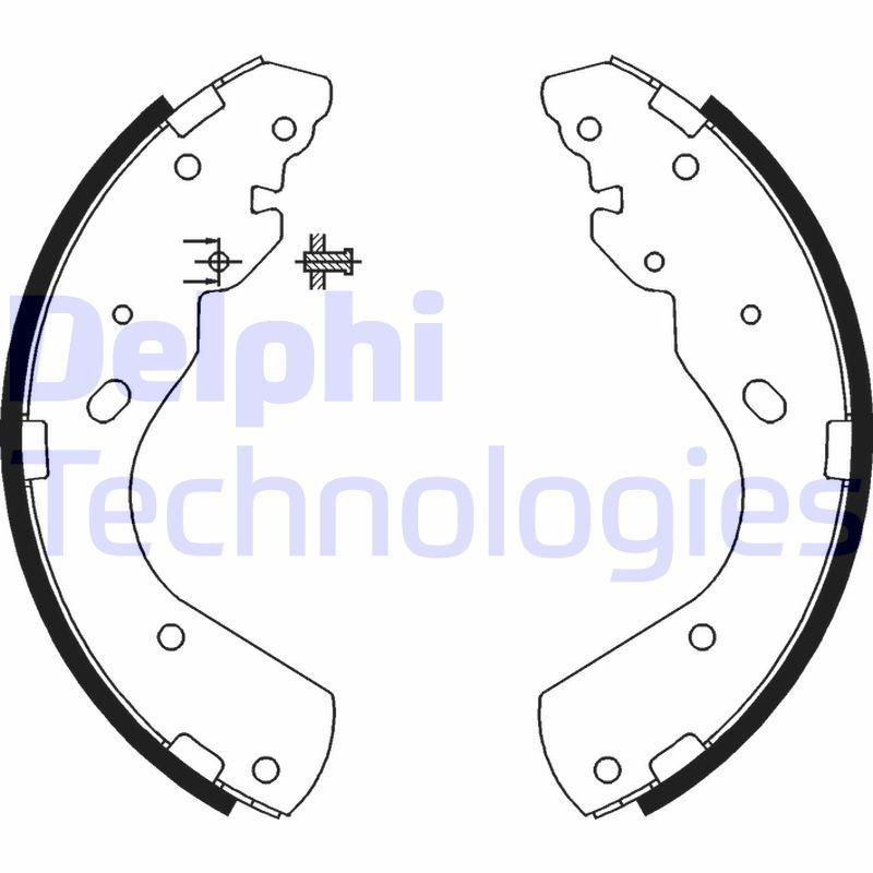 Ford Ranger 1997-2011 Arası 2.5 D Delphi Marka Pabuçlu Balata