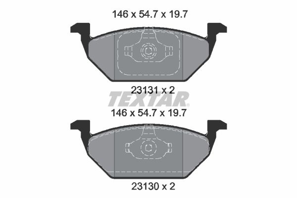 Seat Ibiza 2002-2018 Arası 1.2 TDI Textar Marka Ön Balata