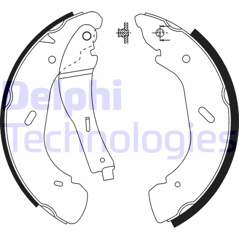 Ford Transit 2000-2006 Arası 2.0 DI Delphi Marka Pabuçlu Balata