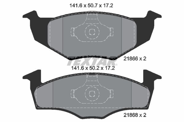 Seat Arosa 1997-2004 Arası 1.0 Textar Marka Ön Balata