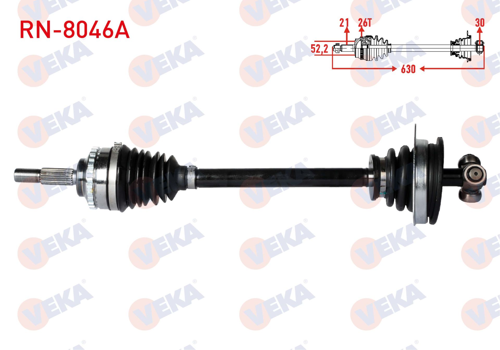 Clio II 1.5 dci Sol Aks Komple (Abs'li) Veka RN-8046A