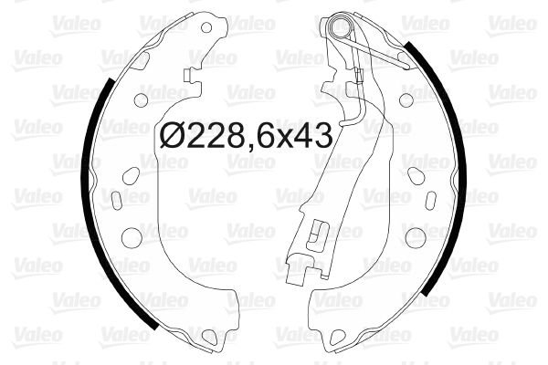 Fiat Qubo 2008-2012 Arası 1.3 D Multijet Valeo Marka Pabuçlu Balata