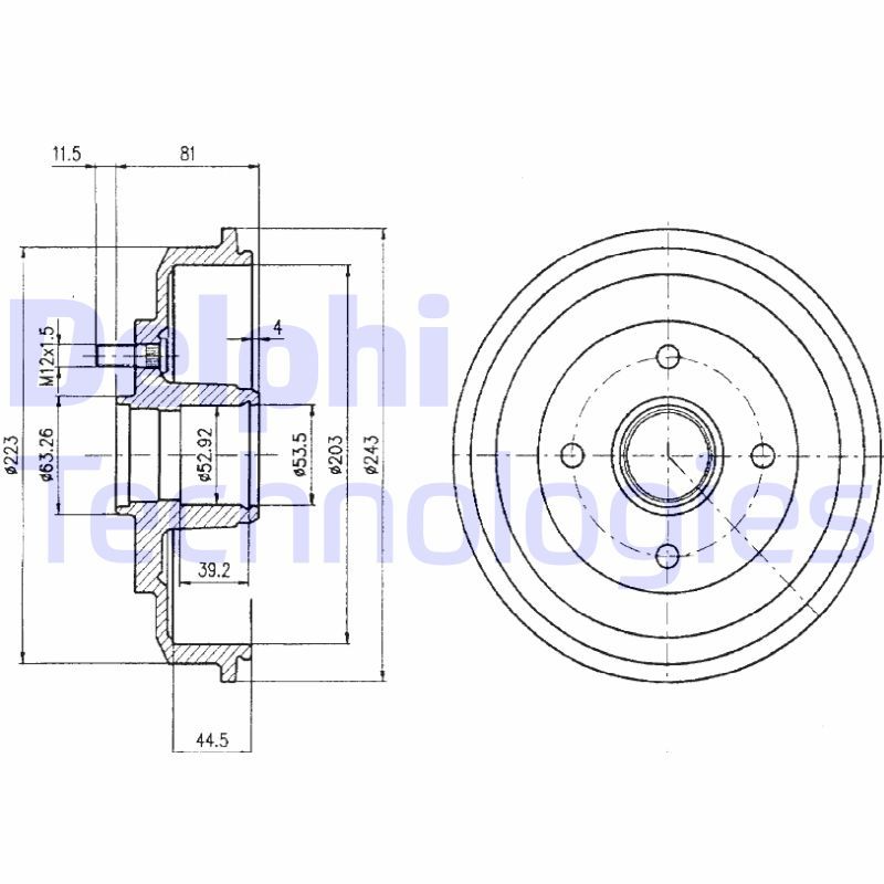 Ford Focus 1998-2009 Arası 1.4 16V Delphi Marka Kampana