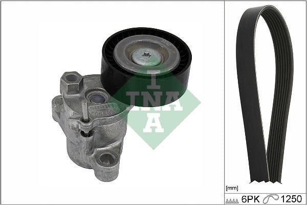 Ford C-Max 2010-2019 Arası 1.0 EcoBoost INA Marka Vantilatör Kayış Seti