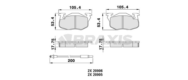 Renault 19 1991-2003 Arası 1.4 Braxis Marka Ön Balata