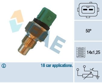 Peugeot 306 1993-2003 Arası 1.9 D FAE Marka Hararet Müşürü