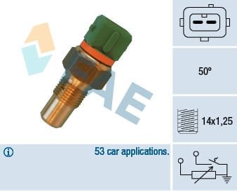 Peugeot 306 1993-2003 Arası 1.9 D, 1.9 SLD FAE Marka Hararet Müşürü