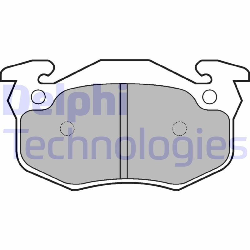 Renault 19 1988-2003 Arası 1.7, 1.8 16V, 1.9 D, 1.4 Delphi Marka Arka Balata