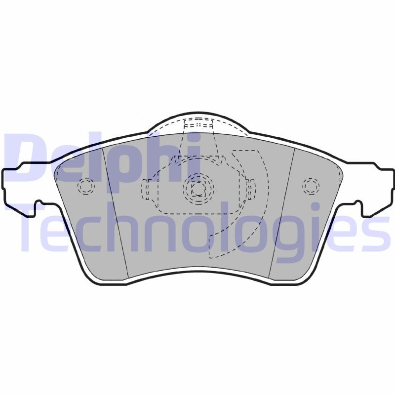 Volkswagen Transporter 1990-2004 Arası 2.4 D Syncro, 2.5 Syncro, 2.4 D, 2.5, 1.9 TD, 2.0, 2.5 TDI, 2.5 TDI Syncro Delphi Marka Ön Balata