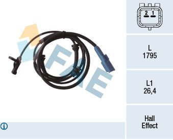 Citroen C5 2001-2005 Arası 2.2 HDi FAE Marka Abs Sensörü