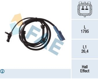 Citroen C5 2001-2005 Arası 1.8 16V FAE Marka Abs Sensörü