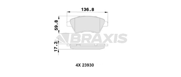 Renault Megane 2001-2012 Arası 1.6 16V Braxis Marka Ön Balata