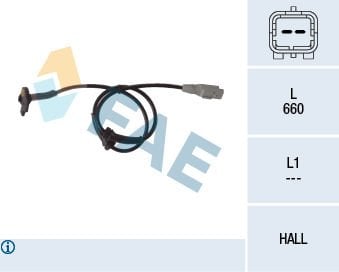Citroen Berlingo 1996-2012 Arası 1.6 HDi 90 FAE Marka Ön Abs Sensörü