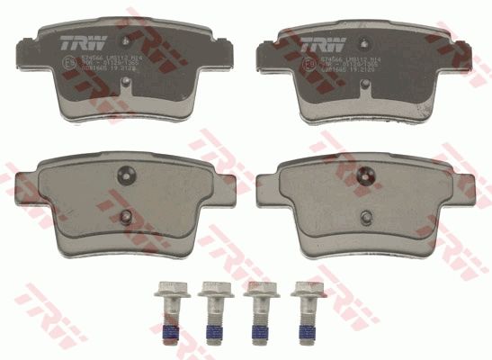 Ford Mondeo 2000-2007 Arası 2.2 TDCi, 2.0 16V DI / TDDi / TDCi, 2.5 V6 24V, 2.0 16V, 1.8 16V, 2.0 16V TDDi / TDCi TRW Marka Arka Balata