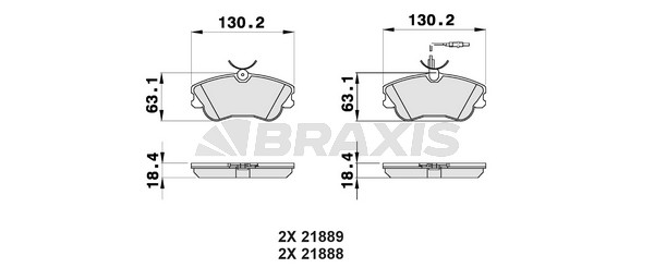 Renault Espace 1996-2002 Arası 2.0 16V Braxis Marka Ön Balata