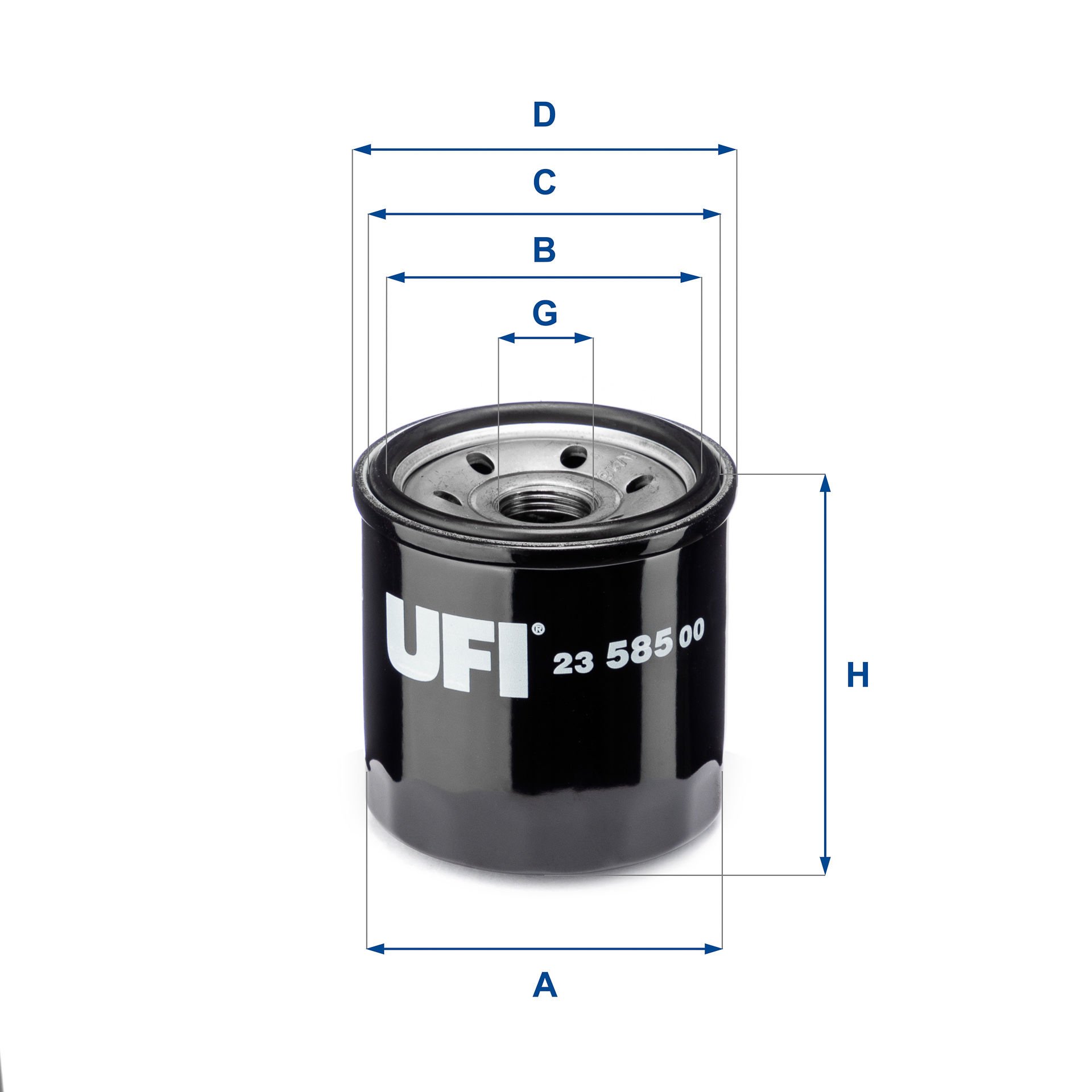 Chevrolet Kalos 2005-2010 Arası 1.2 LPG Ufi Marka Yağ Filtresi