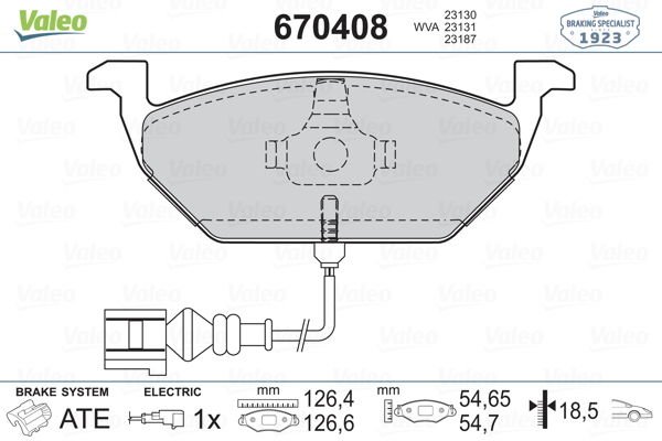 Skoda Octavia 2004-2013 Arası 1.6 TDI 4x4 Valeo Marka Ön Balata