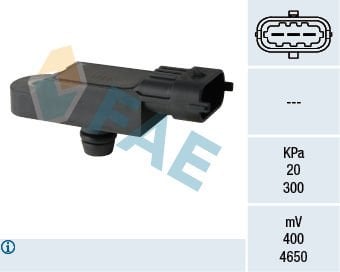 Fiat Punto Evo 2008-2012 Arası 1.4 Natural Power FAE Marka Map Sensörü
