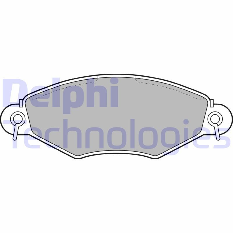 Peugeot 206 1998-2012 Arası 1.1 i, 1.4 i Delphi Marka Ön Balata
