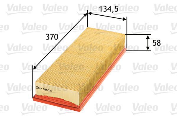 Volkswagen Polo 1995-2009 Arası 100 1.6 Valeo Marka Hava Filtresi