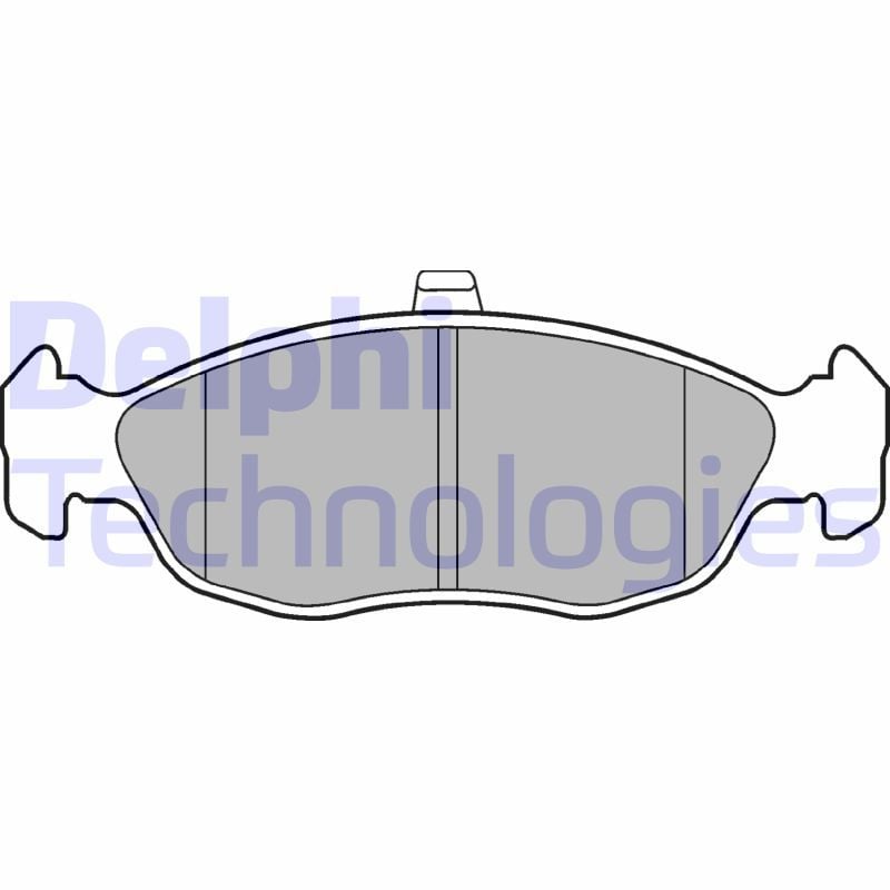 Peugeot 306 1993-2003 Arası 1.9 D, 1.4, 1.8, 1.9 DT, 1.1 Delphi Marka Ön Hava Soğutmalı Diskler İçin Balata