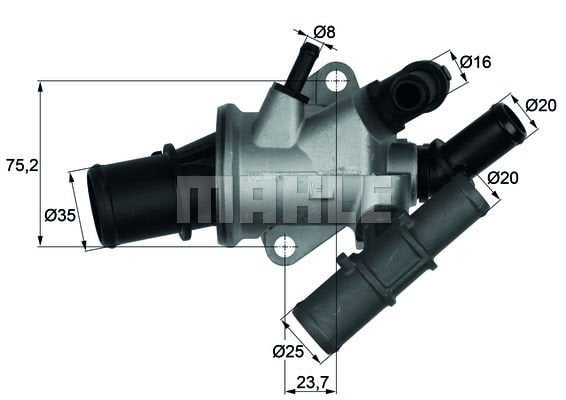 Fiat Punto 1999-2012 Arası 1.9 DS 60, 1.9 D 60 Mahle Marka Termostat