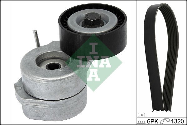 Fiat Punto 2005-2009 Arası 1.3 D Multijet INA Marka Vantilatör Kayış Seti