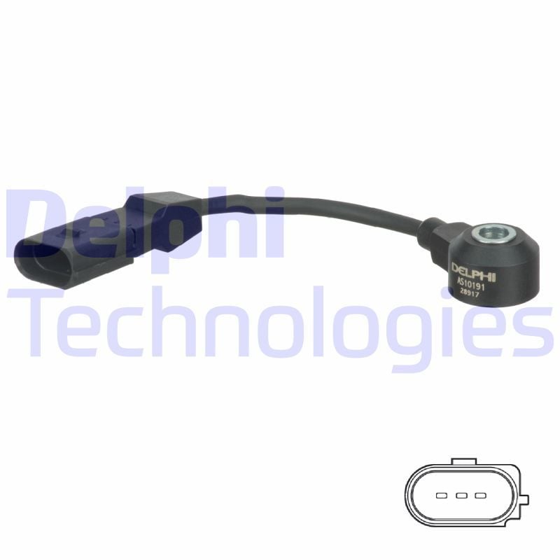 Volkswagen Polo 1995-2009 Arası 100 1.6, 1.6 Delphi Marka Vuruntu Sensörü