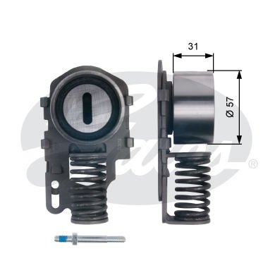 Peugeot 605 1989-1999 Arası 2.1 Turbo Diesel Gates Marka Vantilatör Kayış Gergi Rulmanı
