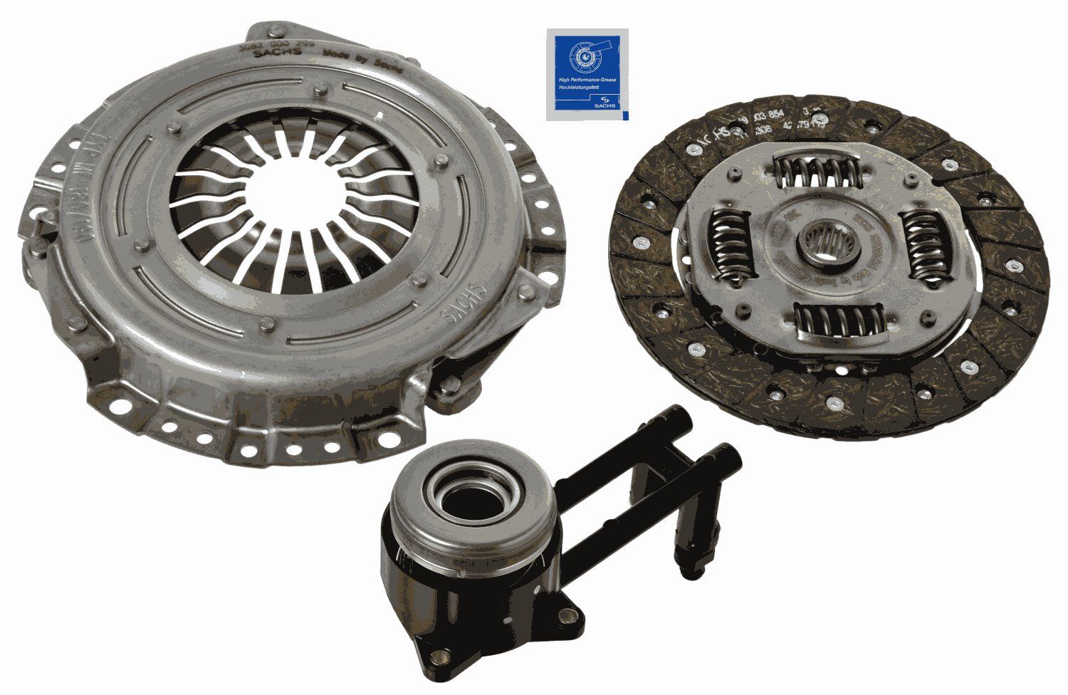 Ford Fiesta 2001-2014 Arası Sachs Marka Debriyaj Seti