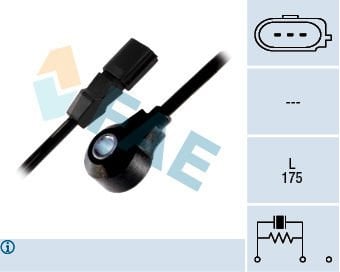 Volkswagen Polo 1995-2009 Arası 100 1.6, 1.6 FAE Marka Vuruntu Sensörü