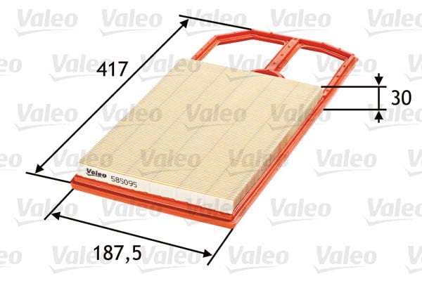 Volkswagen Lupo 1998-2005 Arası 1.4 16V Valeo Marka Hava Filtresi