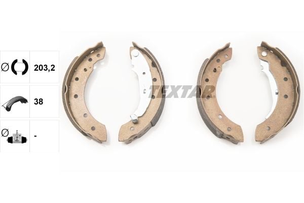 Peugeot 306 1993-2003 Arası 1.9 D Textar Marka Pabuçlu Balata