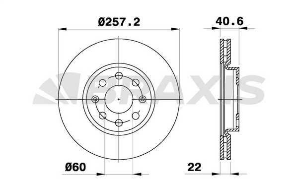 Fiat Punto Evo 2008-2012 Arası 1.4 Natural Power, 1.4, 1.3 D Multijet Braxis Marka Ön Fren Diski