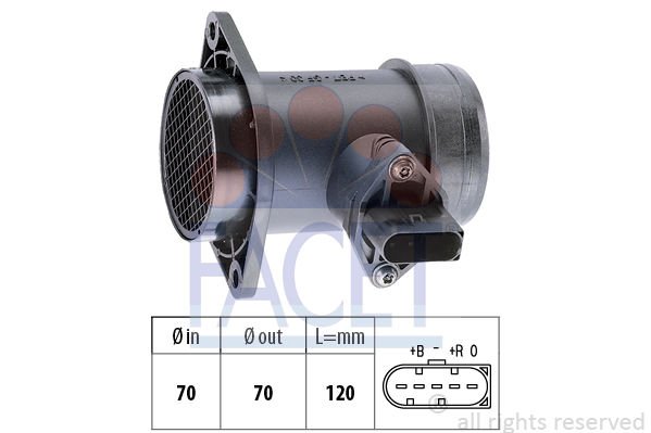 Volkswagen Golf 1989-1999 Arası 1.9 TDI, 1.9 TDI Syncro Facet Marka Hava Debimetresi