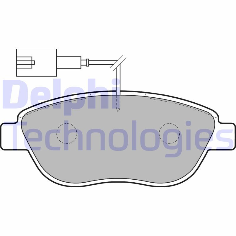 Fiat Fiorino 2007-2011 Arası 1.3 D Multijet Delphi Marka Ön Balata Fişli