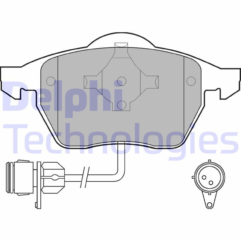 Audi 100 1990-1994 Arası 2.0 Delphi Marka Ön Balata