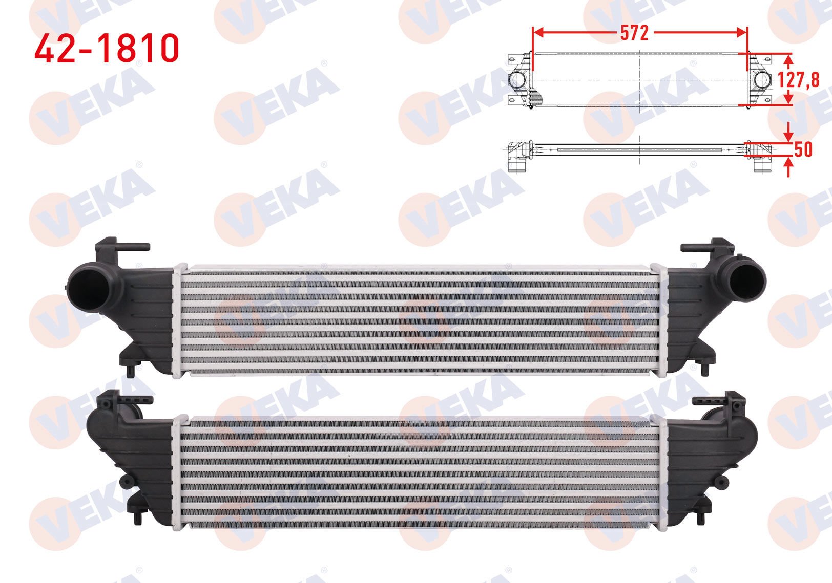 Egea 1.3 Turbo Radyatörü Veka 42-1810