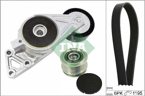 Volkswagen Sharan 1995-2010 Arası 2.0, 1.8 T 20V INA Marka Vantilatör Kayış Seti