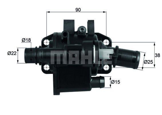 Peugeot 307 2000-2012 Arası 1.4 HDi Mahle Marka Termostat