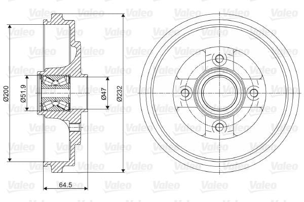 Opel Agila 2000-2007 Arası 1.2 16V Twinport Valeo Marka Kampana