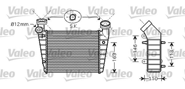 Volkswagen Passat 2000-2005 Arası 1.8 T 20V, 2.8, 2.0 Valeo Marka Turbo Radyatörü